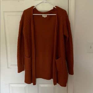 Burnt orange Cardigan